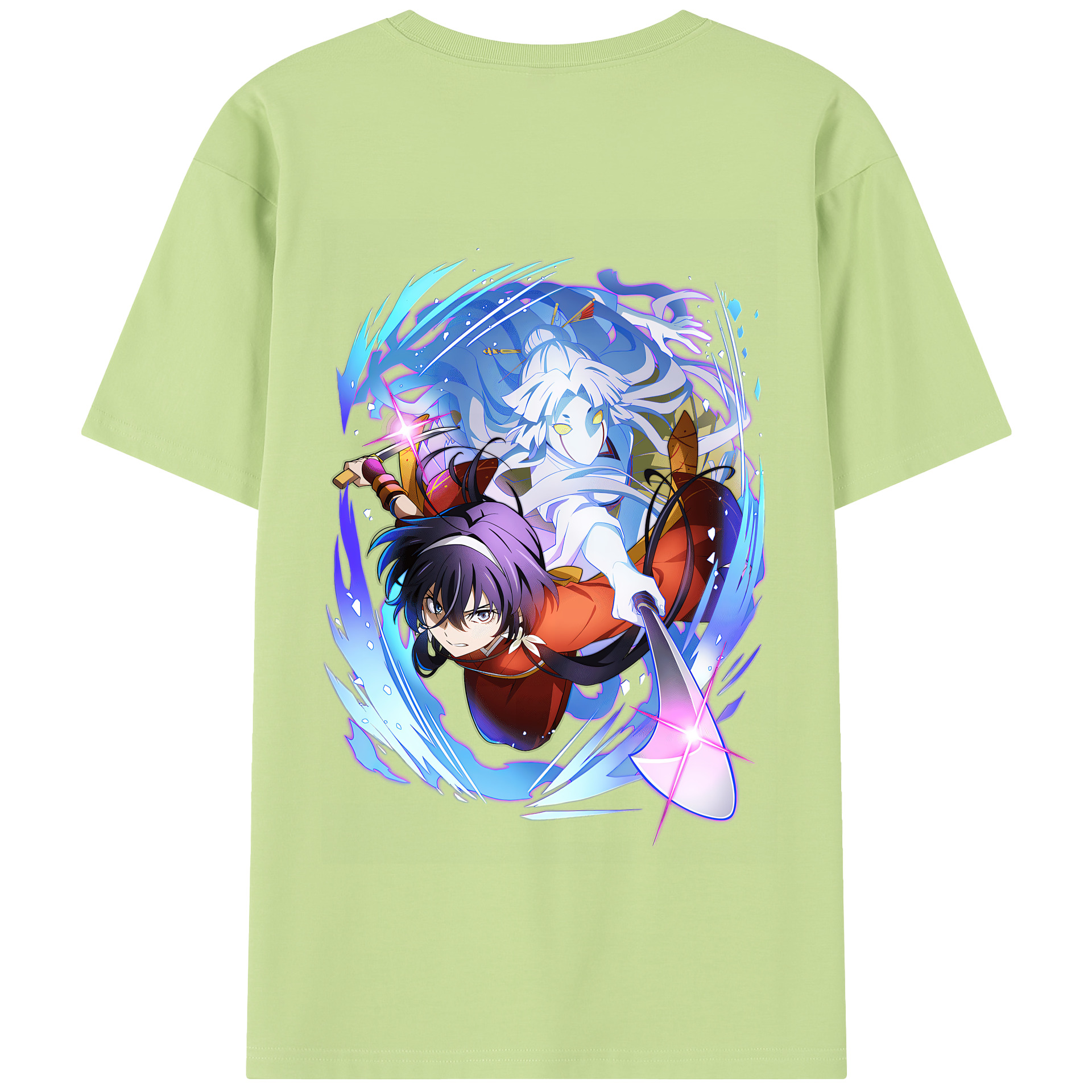（画像用） 文豪ストレイドッグス Bungo Stray Dogs 綿100％半袖Tシャツ（背面プリント）
